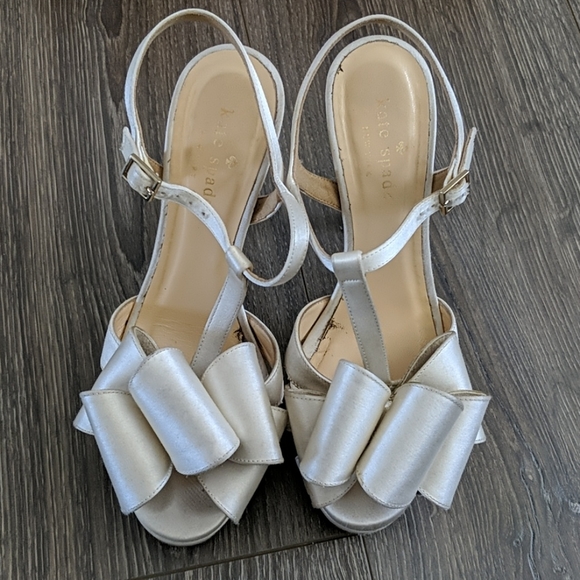 Kate Spade Bridal Ribbon Heels - Picture 3 of 5